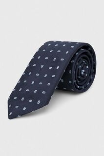 Шелковый галстук BOSS Boss, темно-синий