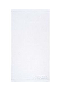 Полотенце большое хлопковое Iconic White 92x150 см Kenzo, белый