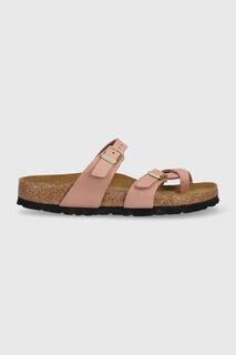 Замшевые шлепанцы Mayari SFB Birkenstock, розовый