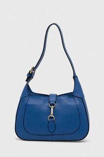 Кожаная сумка Answear Lab, синий