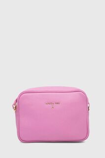 Кожаная сумка Patrizia Pepe, розовый