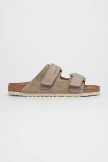 Замшевые тапочки Uji Birkenstock, бежевый