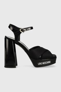 Босоножки San Lod Quadra 120 Love Moschino, черный