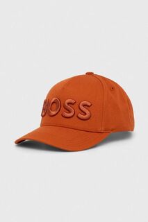 Бейсболка BOSS из хлопка Boss, оранжевый