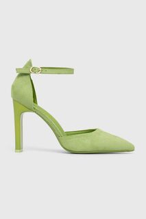 Туфли на высоких каблуках Answear Lab, зеленый