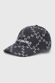 Бейсбольная кепка Карла Лагерфельда Karl Lagerfeld, черный