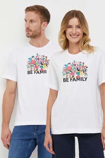 Хлопковая футболка x Disney United Colors of Benetton, белый