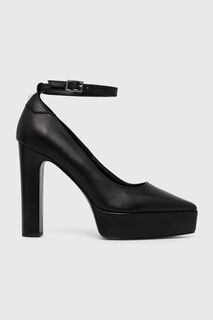 Кожаные туфли SOIREE PLATFORM Karl Lagerfeld, черный