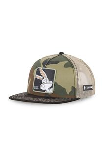 Бейсбольная кепка Capslab Looney Tunes CapsLab, коричневый Capslab®