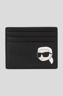 Кожаный кошелек Карла Лагерфельда Karl Lagerfeld, черный