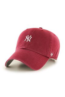 Брендовая кепка New York Yankees 47- 47brand, красный