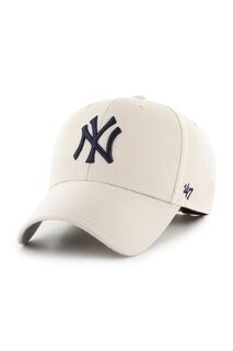 Кепка MLB New York Yankees 47brand, бежевый