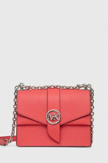 Кожаная сумка MICHAEL Michael Kors, розовый