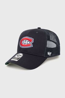 Брендовая кепка НХЛ «Чикаго Блэкхокс» 47- 47brand, темно-синий