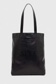 Кожаная сумка Yuto AllSaints, черный