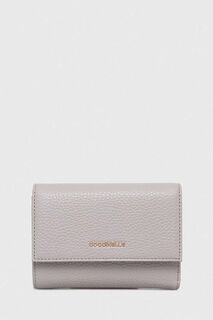 Кожаный кошелек Coccinelle, серый