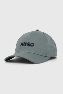 Бейсболка HUGO из хлопка Hugo, зеленый