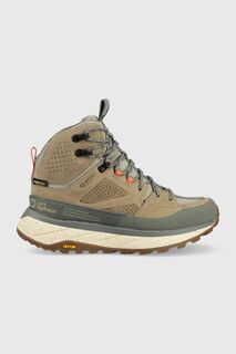 Кроссовки Terraquest Texapore Mid Jack Wolfskin, зеленый