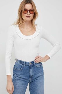 Футболка с длинным рукавом Дорина Pepe Jeans, белый