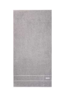 Полотенце BOSS среднее хлопковое 70 x 140 см Boss, серый