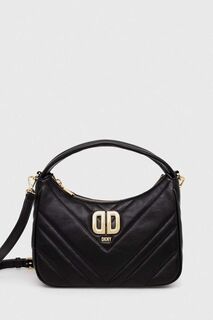 Кожаная сумочка Дкны DKNY, черный