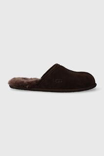 Замшевые тапочки UGG Scuff Ugg, коричневый