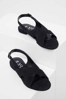 Замшевые сандалии Answear Lab, черный