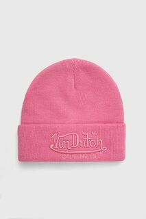 Шапка Von Dutch, розовый
