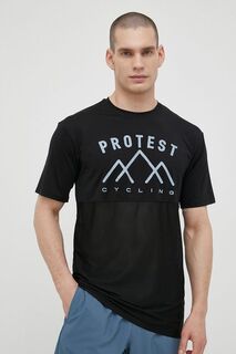 Велосипедная футболка Prtcornet Protest, черный