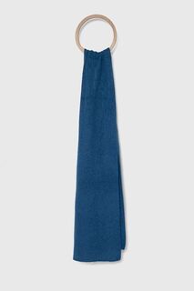 Шерстяной шарф Answear Lab, синий