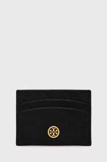 Кожаный кошелек Tory Burch, черный