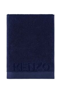 Полотенце маленькое хлопковое Iconic Navy 45x70 см Kenzo, темно-синий