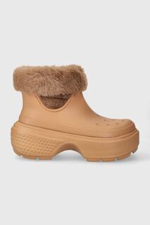 Зимние ботинки Stomp Lined Boot Crocs, коричневый