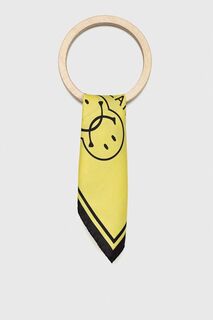 Шелковый нагрудный платок x Smiley Moschino, желтый