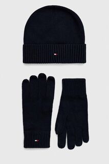 Шляпа и перчатки Tommy Hilfiger, темно-синий