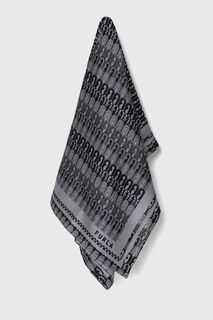 Шелковый шарф Furla, серый