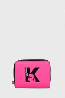 Джинсовый кошелек Karl Lagerfeld Karl Lagerfeld, розовый