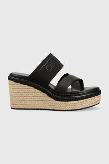 Шлепанцы HE WEDGE 50HH - Calvin Klein, черный