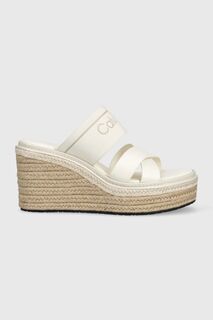 Шлепанцы HE WEDGE 50HH - Calvin Klein, белый