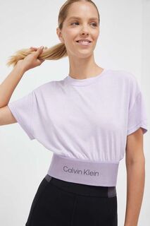 Тренировочная футболка Calvin Klein Performance, фиолетовый