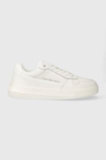 Кроссовки CHUNKY CUPSOLE LOW LTH IN SAT Calvin Klein Jeans, белый
