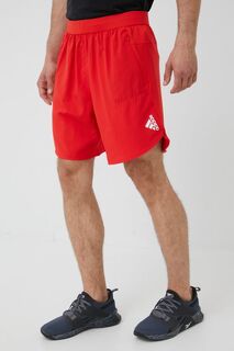 Шорты для тренировок Designed For Training HC4242 adidas, красный