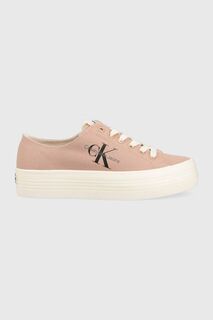 Кроссовки VULC FLATFORM ESSENTIAL MONO Calvin Klein Jeans, бежевый