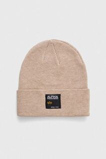 Шапка Alpha Industries, бежевый