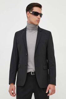 Шерстяной пиджак Карла Лагерфельда Karl Lagerfeld, черный