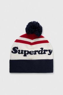 Супердрай шапка Superdry, темно-синий