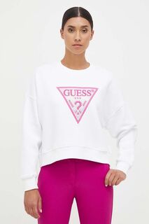 Угадайте, толстовка Guess, белый