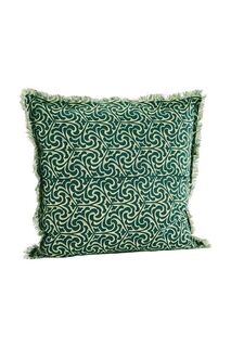 Декоративная подушка Мадам Штольц Madam Stoltz, зеленый
