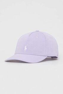 Бейсбольная кепка Polo Ralph Lauren, фиолетовый