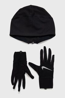 Шапка и перчатки Nike, черный